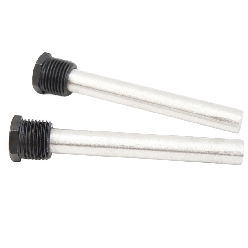 2 Pcs Water Heater Anode Rods 1/2in NPT Thread Magnesium