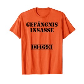 Knast Prison Carnival Costume Jail Insecter T-Shirt