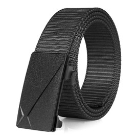 FAIRWIN Ratchet Belts for Men - Nylon Web Belt for Golf Tactical Work Casual, Adjustable Webbing with Ratcheting Buckle