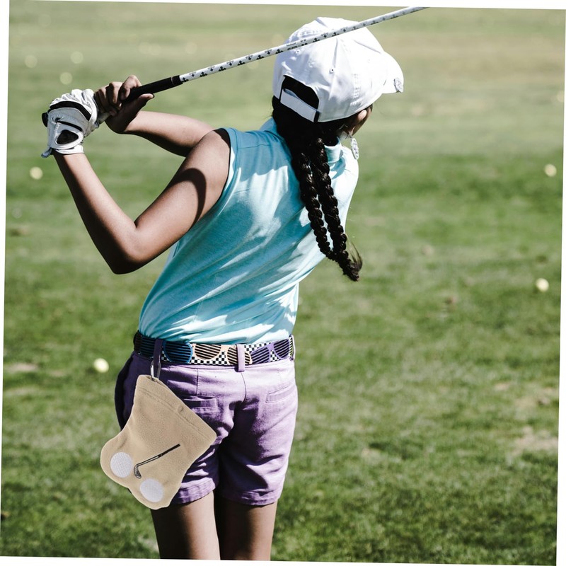 BIUDECO Lightweight Golf Ball Holder Pouch Waist Bag for Golfing