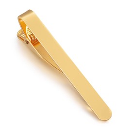 Yunhaobaoh: 1 Piece Stylish Tie Clip, Classic Simple Style, Men's Business Tie Pin, Suit Shirt, Tie Clip Buckle, Wedding Accessory, gold