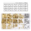 Yuhtech 360 Pieces Standoff Brass Hexagonal Spacer Screws Spacer Nut