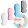 4Pcs Exfoliating Bath Sponge, Reusable Body Scrubber for Dead Skin,
