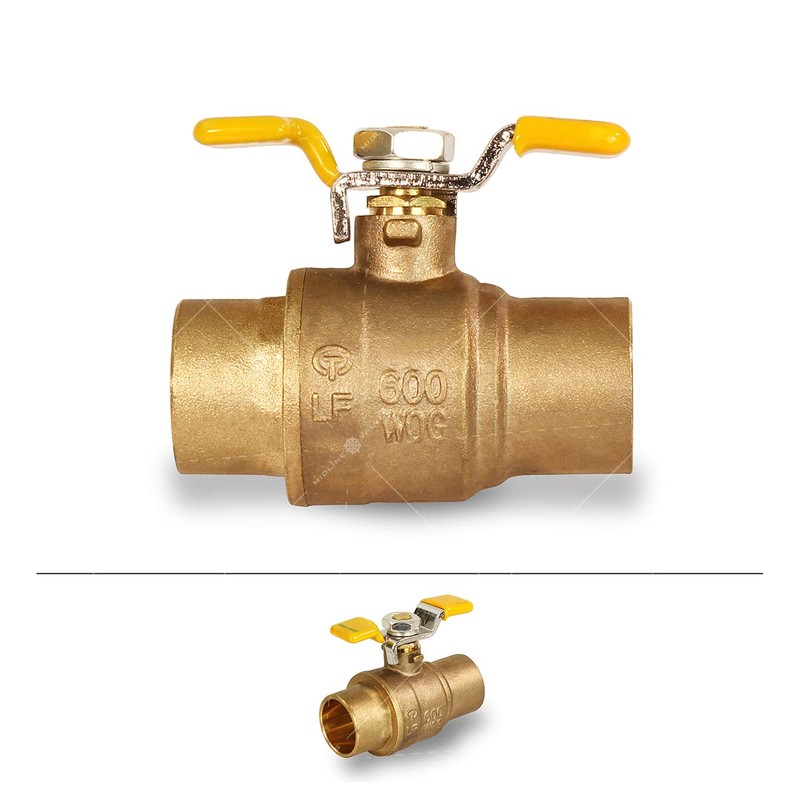 Midline Valve 837C256-NL Premium Full Port Ball Valve with T-Handle