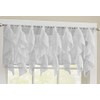 Sweet Home Collection Veritcal Kitchen Curtain Sheer Ruffle Waterfall Window