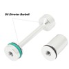 Oil Diverter Barbell Restrictor Galley Plug with Bypass Valve Plug