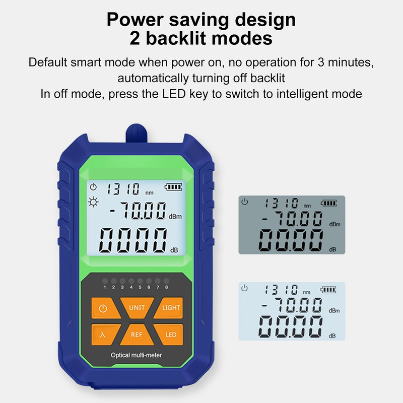 Optical Multi Meter Portable Mini Power Fiber Optic Cable Tester