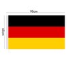LEIVESTE German Flag, Weatherproof, with Loop for Flagpole, 60 x