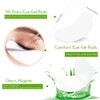 Eye Gel Pads, Lint Free Eyelash Patches, 50 Pairs Under