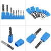8pcs 2-12mm 4 Flutes Carbide End Mill Set Tungsten Steel