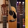 QEXUJOW Acoustic Guitar Replacement Parts 2 Piece Set Bone Replacement