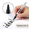 Dry Erase Markers Fine Tip, 288 Pack Black Thin Low