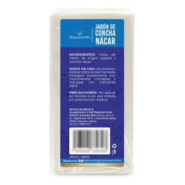 Jabón Shanaturals Concha Nácar 100g Vegano Aclarante Hidratante Facial                                                                                