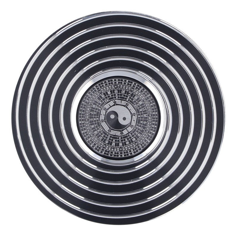 Metal Fingertip Rotation Toy Tai Ji Eight Trigram Compass Design