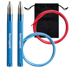 Bear KompleX Aluminum Speed Jump Rope is Great for Crossfit, Double Unders, Boxing, Fitness  Conditioning. Lightweight Cable Combined with The...     