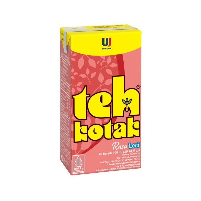 Teh Kotak Fruit Flavored Black Tea, Indonesian Flavored Iced Tea