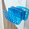 Suction Cup Multi-Purpose Soap & Scrubber Holder Multi-purpose Holder Blue 4ea