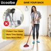 Ucoolbe Spin Mop Replacement Handle Compatible with O-Cedar Spin Mop