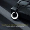 Cremation Jewellery Urn Necklace for Ashes for Women Men Circle
