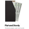 carrotez PU Leather Card and Cash Envelope for Travel and