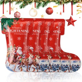 Foot Mask Christmas Gifts, 2 Pairs Foot Mask, Moisturising Sock Masks, for Dry Feet, Christmas Gifts for Family and Friends