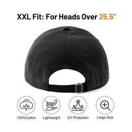 Zylioo XXL-Large UK Baseball Caps for Big Heads Running Sports Cap Hats UV Protection Summer Golf Tennis Hat