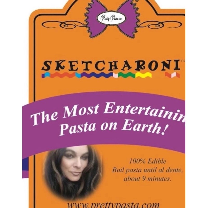 SKETCHARONI Brand Cute Kids Themed Pasta Noodles Fun Birthdays Gifts
