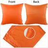 4-Pack Cotton Comfortable Solid Decorative Throw Pillow Case Square Cushion