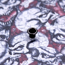 KYDEX Thermoform Sheet - (P1 Texture) - (Infused Print) - (12in x 12in) - (Cracked Skull - Battleship Gray) - (1 Sheet) - (for Holster Making & Hobby) - (USA Made)