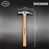 Dead On Tools-20oz Milled Face Framing Hammer,(DOH20M15)