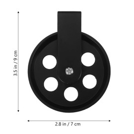 OSALADI 3pcs Wheel Lighting Accessories Industrial Pulley Pendant Light Pendant Light Pulley Lifting Farmhouse Pulley Vintage Industrial Pulley On Wheels Metal