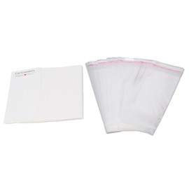 100 Set Car Coaster Packaging White Thick Coaster Display Cards and Self Adhesive Plastic Bags Set for Retail