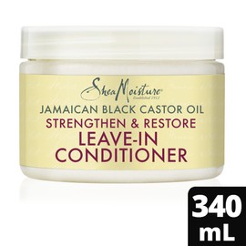 Shea Moisture SheaMoisture Jamaican Black Castor Oil Strengthen & Restore for Damaged or Chemically Processed Hair Leave-In Conditioner Cruelty-free Hair Treatment 326 g