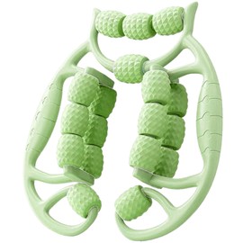 Ailunate Massage Roller, Myofascial Roller, Foot Slimmer, Calf, Thigh, Leg Slimmer, Stretch Roller, 18 Roller (Green)
