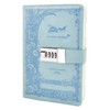 NectaRoy Lockable Diary, PU Leather Password Notebook Agenda(Butterfly decor), B6