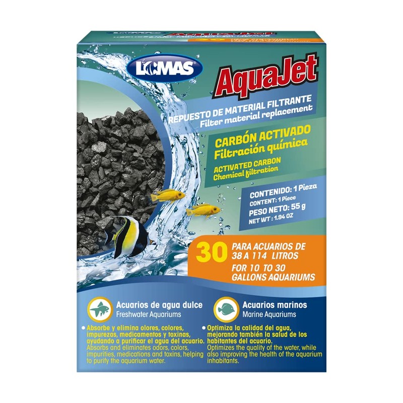 REPUESTO CARBON ACTIVADO AQUAJET 30
