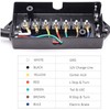 OVAQUIXI 7 Way Trailer Junction Box, ABS Terminal Connector, Waterproof