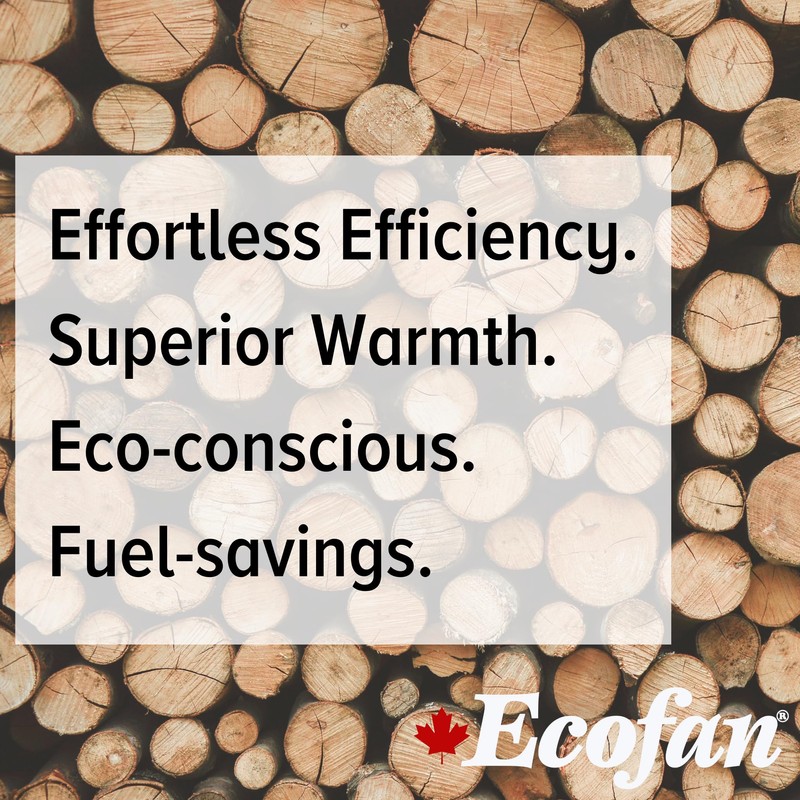 Ecofan UltrAir Heat Powered Stove Fan - Powerful Classic Design,