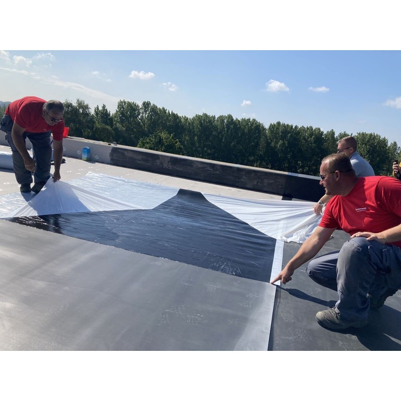 7.5' x 15' Firestone Rubbergard 45-Mil EPDM Roofing Rubber