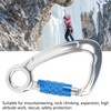 Climbing Carabiner Auto Lock Safe Large Opening 30KN Captive Eye