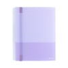 Sunstar Stationery Clear File with Band Mitte Lavender S2173069