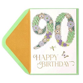 Papyrus 90th Birthday Card (Warm Memories)