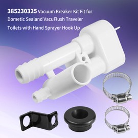 385230325 Toilet Vacuum Breaker,Kit Fit for Hand Spray Replacement for Dometic RV Toilet Fit for Sealand VacuFlush and Traveler Toilets