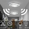 EIDEARAY 12.6Inch Motion Sensor LED Ceiling Light Indoor, 36W 6000K