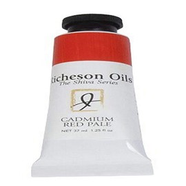 Jack Richeson 120013 Artist Oil Colors, 37 ml, Cadmium Red Pale