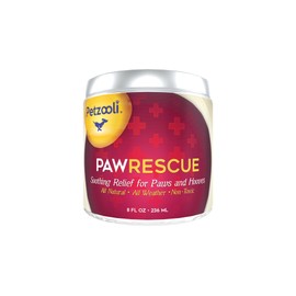 Paw Rescue by Petzooli, All Natural, Protective Balm for Paws and Hooves, 8oz