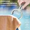 9 Pack Beach Towel Clips, Heavy-Duty Plastic Clothes Pins Bright