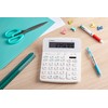 Osama BIG DISPLAY, 12-Digit Desktop Calculator with Large Tilting Display