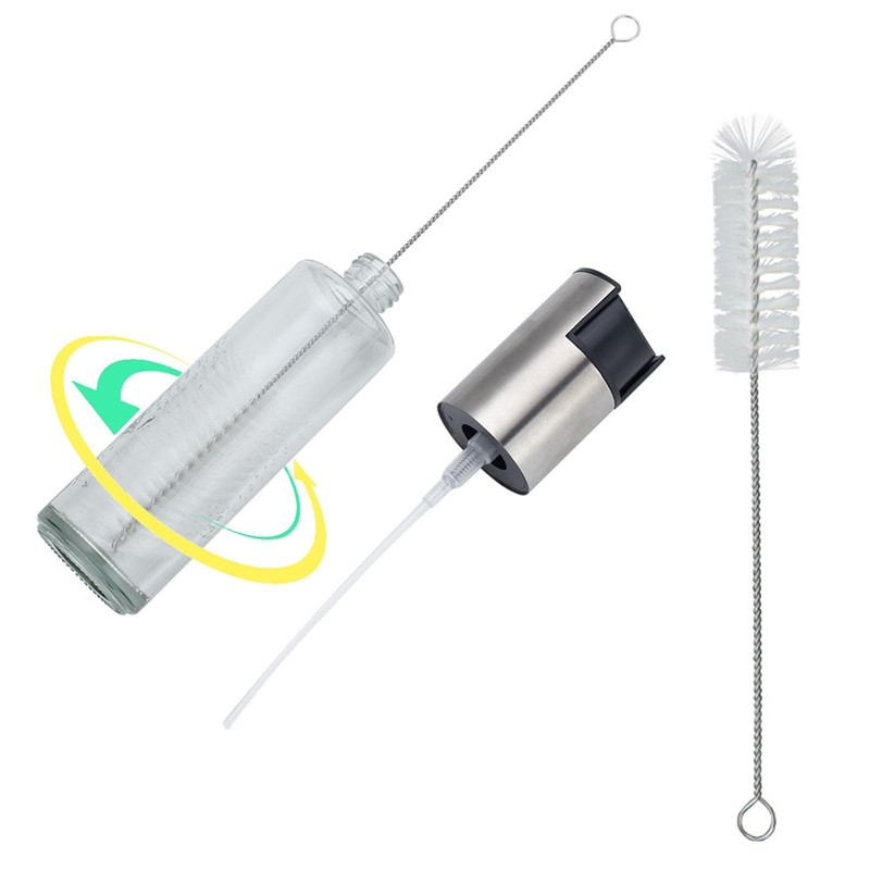 2Pcs Fuel Funnel, Diesel Funnel with A Brush, Capless Plastic