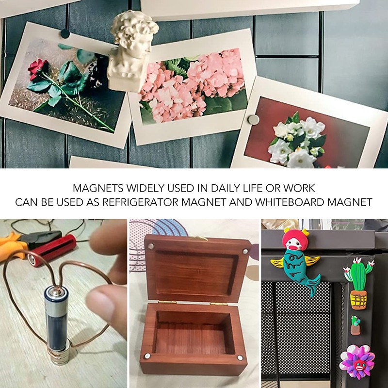 20 Pcs Round Neodymium Magnet Strong Magnetism Heavy Duty Multifunctional
